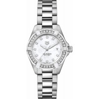 Tag Heuer Aquaracer White Mother of Pearl Diamond Women's Watch  WBD1415-BA0741